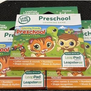 Leap Frog Learning Library - Pre-school Adventure (3-4 Years Old) NEW IN BOX